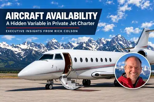 Dallas private jet aircraft availability explained by Rick Colson